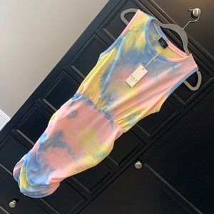 Pastel Colored tie-Dye dress